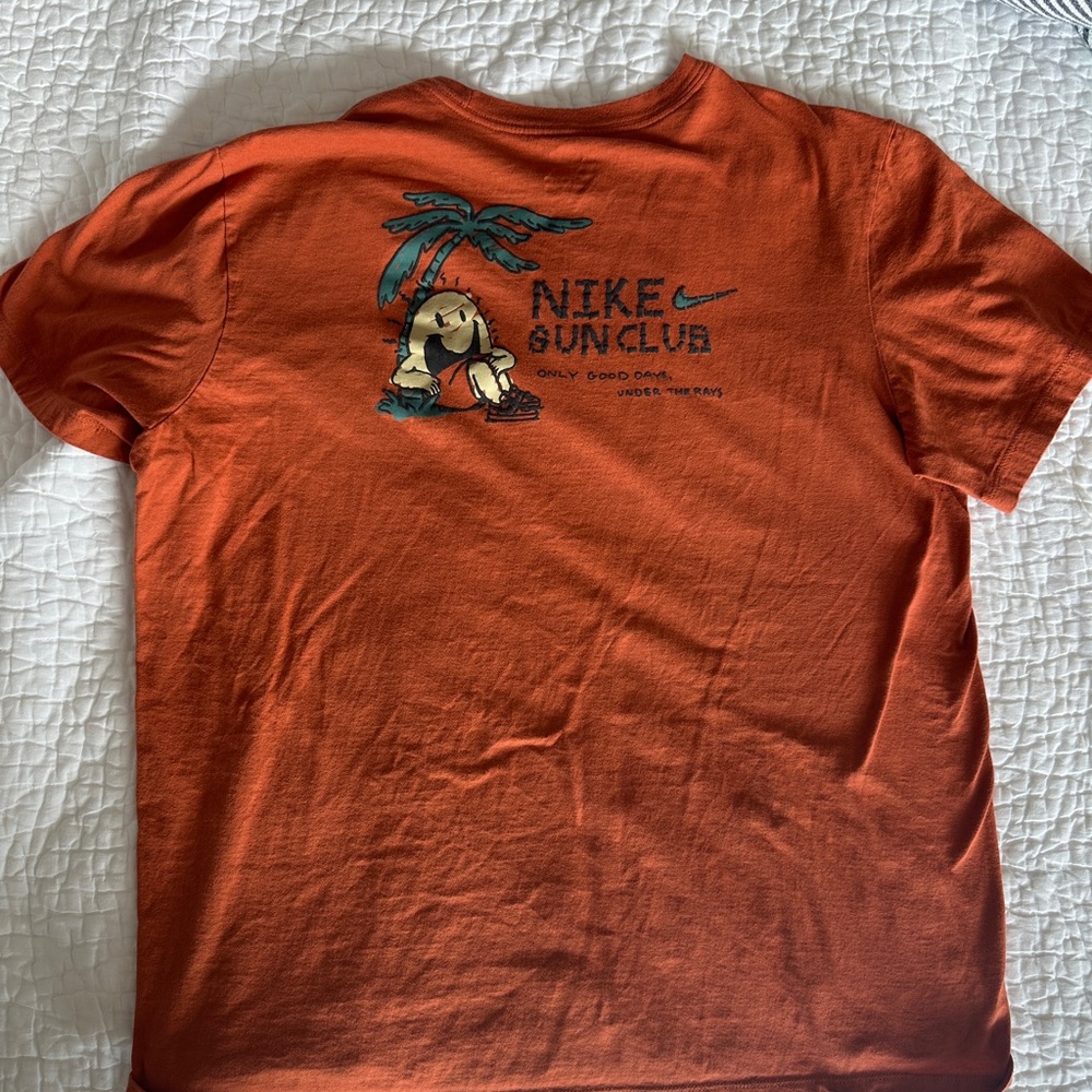 Nike Vintage Sun Club Orange T-Shirt XL